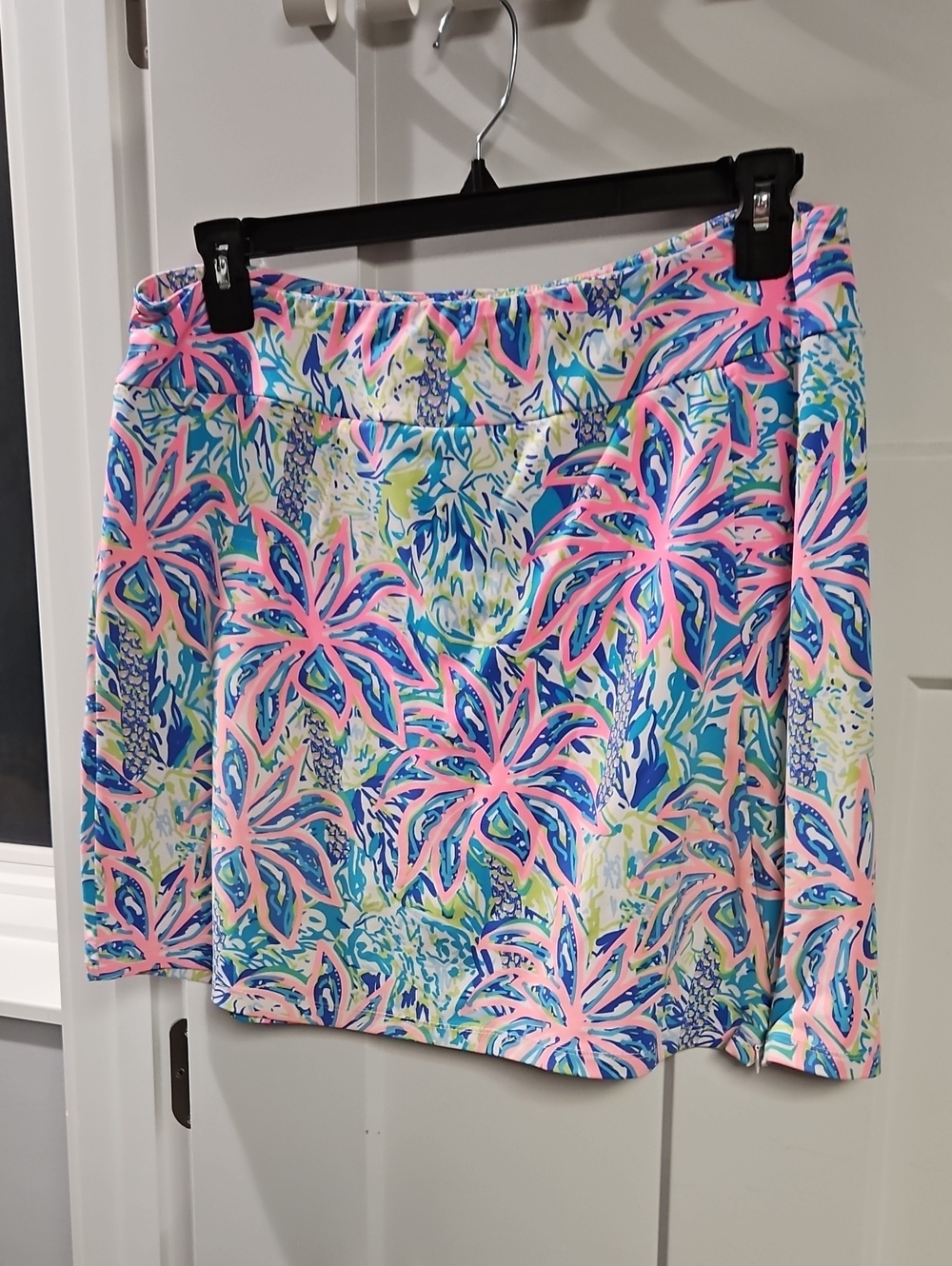 Lulu-B Pink & Blue Tropical Print Swim Sarong